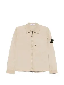 Рубашка на молнии Stone Island, бежевый