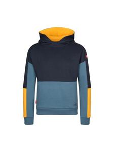 Пуловер Trollkids Hoodie Rondane, цвет black/steel blue