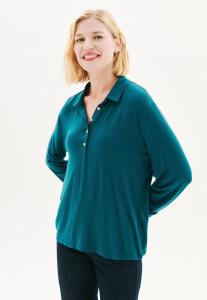 Поло Caroll FRENCH BRAND FASHION ELEGANT MODERN TNINA, Bleu Canard/Blue