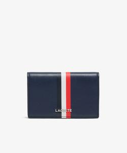 Кожаный футляр для карт с трехцветным принтом