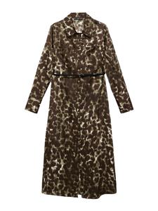 Платье-рубашка MANGO CAMILA, Khaki