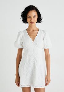 Повседневное платье BRODERIE ANGLAIS DRESS Gina Tricot, кремовый