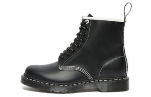 Ботинки Dr.Martens Dr.Martens 1460 Contrast Stitch Leather Lace Up Boots 'Black Smooth Leather' Women's