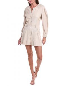 Кожаный комбинезон IRO Majunga, бежевый