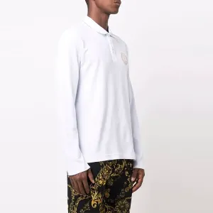 Футболка-поло мужская FW21 VERSACE JEANS COUTURE, белый