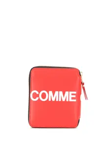 Кошелек на молнии с логотипом Comme Des Garçons Wallet, красный