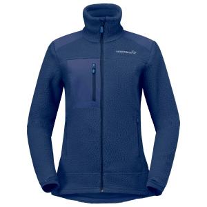 Женская куртка trollveggen Warm3 - флисовая куртка Norrøna, индиго