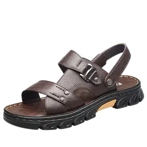 Bindu Пляжные сандалии мужские черно-коричневые коричневые, цвет Brown