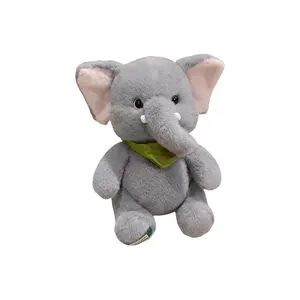 Плюшевая игрушка бегемот, слон, бурый медведь, высота 25см/35см/50см Pissie