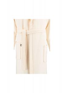 Халаты унисекс с капюшоном для лица и тела натуральный жасмин - 20 RHOMTUFT, бежевый