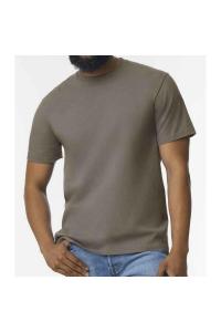 Футболка средней плотности Soft Touch Gildan, коричневый