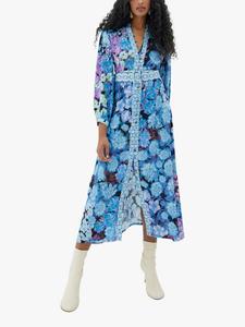 Платье в цветочек от амары Raishma, синий