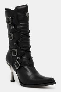 Кожаные ботинки New Rock, черный