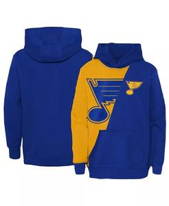 Пуловер с капюшоном Big Boys Gold, Blue St. Louis Blues Unrivaled Outerstuff, золотой