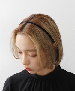 Три четверти времени/Тонкая бархатная повязка на голову Three Four Time, цвет Black