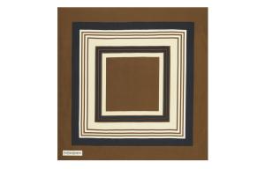 Логотип Детализированный Квадратный Шарф SAINT LAURENT, мультиколор