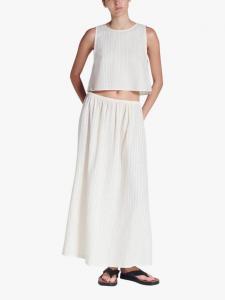 Кроп-топ Kobe без рукавов из хлопковой смеси ASCENO, White