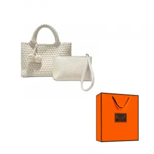 PAYOT Женская сумка через плечо из микрофибры, Ecru