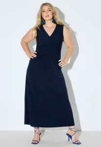 Эластичное трикотажное платье без рукавов Ulla Popken, Marine
