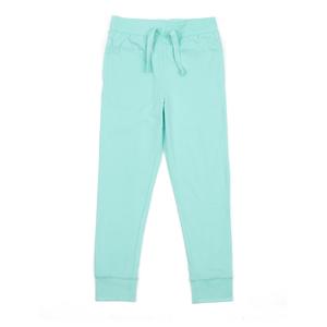 Детские брюки-джоггеры на шнурке, классические однотонные брюки Leveret, цвет Aqua