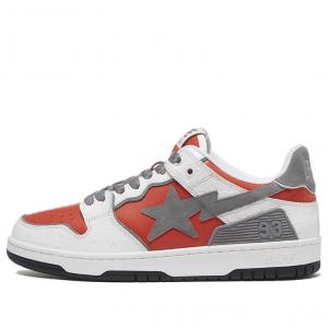 Кроссовки A BATHING APE Sk8 Sta White Red