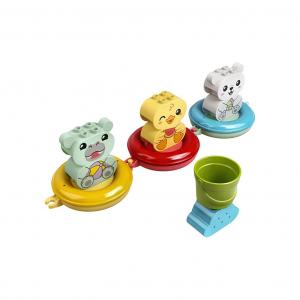 Набор плавающих строительных блоков "Веселое время в ванне" с животными и поездом 10965 LEGO