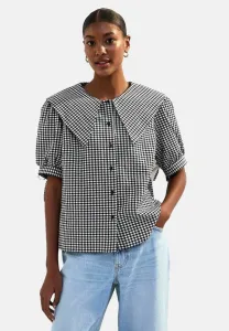 Рубашка с воротником в клетку New Look, Black Pattern
