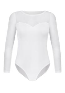 Классический топ TEYLI Shirt Bodysuit, белый