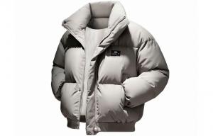 Пуховик Unisex Stand Collar Thickened ZIAREL, coffee серый