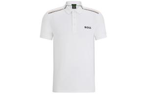 HUGO BOSS Белая поло SS24 для мужчин