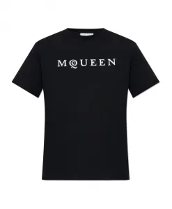 Футболка с логотипом Alexander Mcqueen, черный