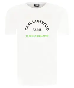 Футболка Regular fit Karl Lagerfeld, белый