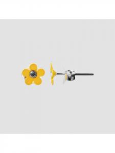 Adeliás Детские серьги - серьги-гвоздики из серебра 925 пробы с серебряными стразами