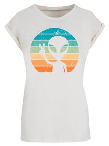 Футболка с удлиненным плечом Alien Piece Sunset in Whitesand F4NT4STIC