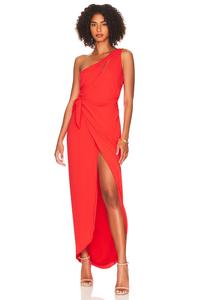 Платье Amanda Uprichard x REVOLVE Conetta Gown, цвет Crimson