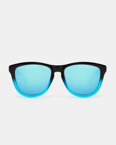 Квадратные солнцезащитные очки градиентного черного цвета с зеркальными линзами Hawkers, черный