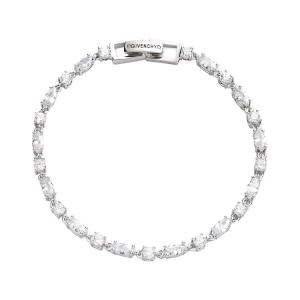 Givenchy Металлические браслеты Unisex Silver с синтетическим цирконием