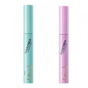 Тушь для ресниц Macaron удлиняющая завивающая объемная тонкая щеточка Waterproof легко растушевывается 7,5 мл Flamingos