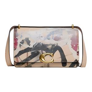 COACH Сумка через плечо из кожи бандитской коровы