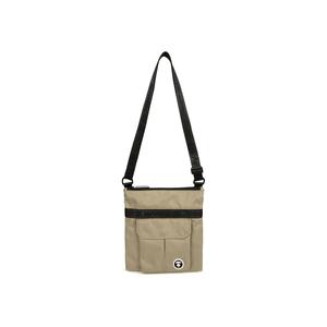 Aape Полиамидная наплечная сумка унисекс коричневая, Brown BGX