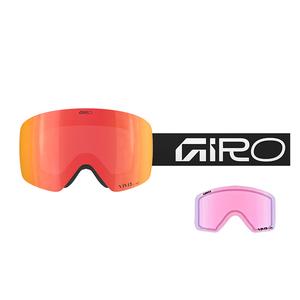 Контурные противотуманные ветрозащитные магнитные унисекс лыжные очки Anti Fog Windproof Magnetic GIRO, [26 new arrival]оранжевый красный piece белый logo main 27% sub 58%