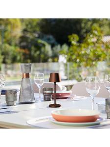 Светодиодная настольная лампа коричневого цвета - (H)20 x Ø 7,5 см lumisky