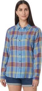 Рубашка Toad&Co Re-Form Flannel Long Sleeve Shirt, цвет Wild Ginger Lg Plaid