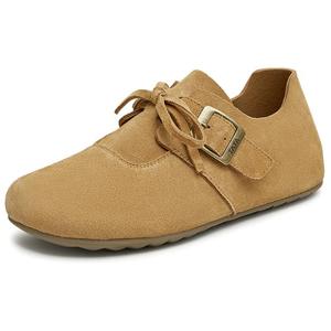 TATA Женские повседневные туфли низкие абрикосовые, желто-коричневые, цвет Yellow Brown