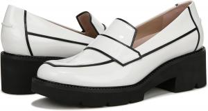 Ботинки Naturalizer Women's Pnina Tornai Agapi Slip-On Loafer, White Patent Leather