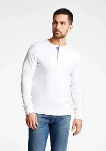 LINDBERGH Henley Shirt " Lindbergh Henley Shirt", белый