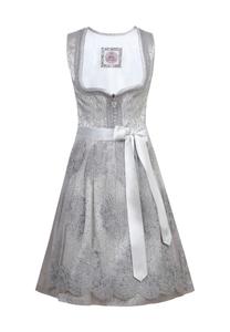 Платье-дирндль, длина до колена, вырез сердечком, для женщин MarJo, цвет 821 Silber/ Kris