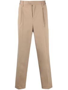Прямые брюки строгого кроя Neil Barrett, коричневый