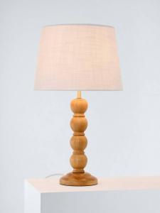 Мария деревянная настольная лампа Laura Ashley, Natural Oak