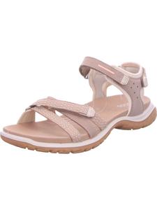 Трекинговые сандалии для бездорожья, телесного/известнякового цвета Ecco